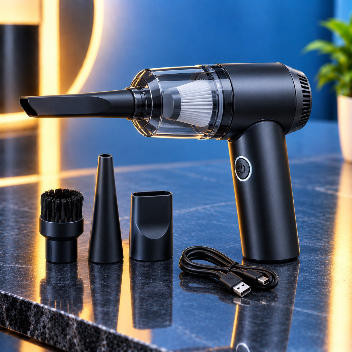 Portable Mini Handheld Vacuum Cleaner โ Cordless Dust & Car Cleaner